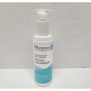 Mederma Advanced Dry Skin Therapy Facial Cleanser Alpha Hydroxy Acid NEW